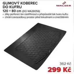 Auto Kelly Gumový koberec do kufru nabídka