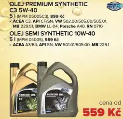 Auto Kelly Olej premium synthetic C3 5W-40 nabídka