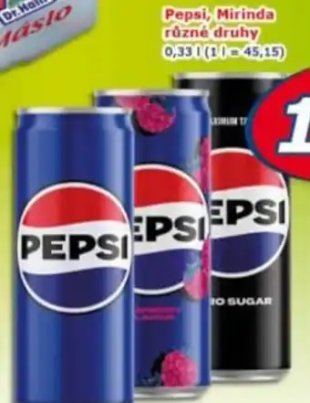 ESO MARKET Pepsi, Mirinda nabídka