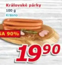 ESO MARKET Královské párky nabídka