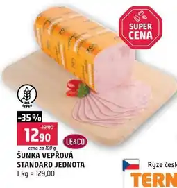 Terno ŠUNKA VEPŘOVÁ STANDARD JEDNOTA nabídka
