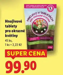 Lidl Hnojivové tablety pro okrasné květiny nabídka