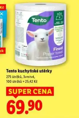 Lidl Tento kuchyňské utěrky nabídka