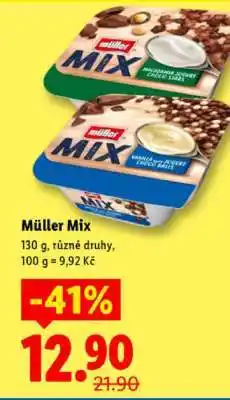 Lidl Müller Mix nabídka
