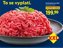 Lidl Hovězí mleté maso 100 % nabídka
