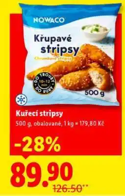 Lidl Kuřecí stripsy nabídka