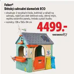Lidl Feber Dětský zahradní domeček ECO nabídka