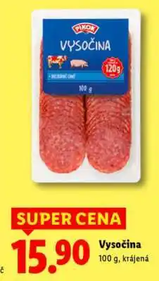 Lidl Vysočina nabídka