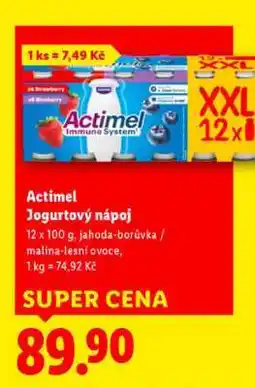 Lidl ACTIMEL JOGURTOVÝ NÁPOJ nabídka