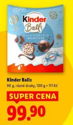 Lidl Kinder Balls nabídka