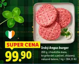 Lidl Irský Angus burger nabídka