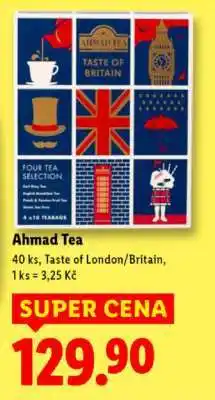 Lidl Ahmad Tea nabídka