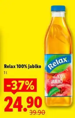 Lidl Relax 100% jablko nabídka