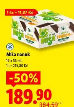 Lidl Míša nanuk nabídka