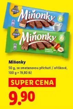 Lidl Miňonky nabídka