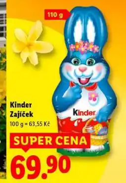 Lidl KINDER ZAJÍČEK nabídka