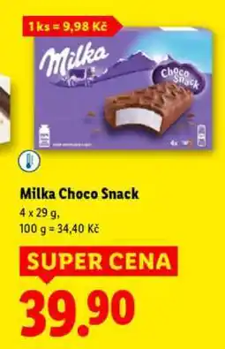 Lidl Milka Choco Snack nabídka