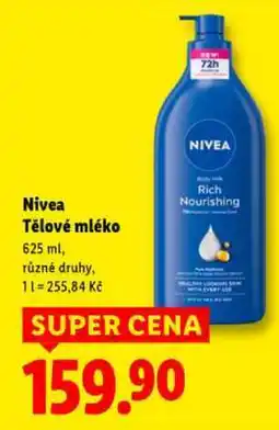 Lidl Nivea Tělové mléko nabídka