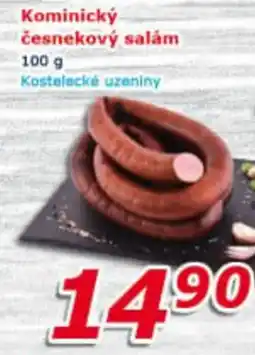 ESO MARKET Kominický česnekový salám nabídka