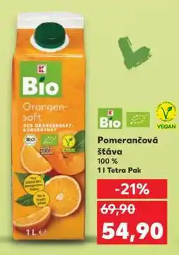 Kaufland Pomerančová šťáva nabídka