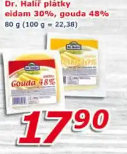 ESO MARKET Dr. Halíř plátky eidam 30%. Gouda 48% nabídka