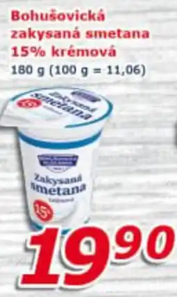 ESO MARKET Bohušovická zakysaná smetana 15% krémová nabídka