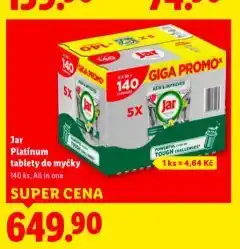 Lidl Jar tablety do myčky nabídka