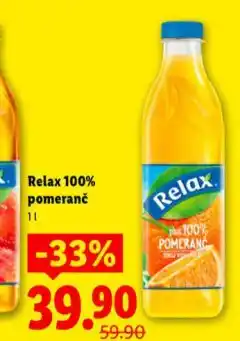 Lidl Relax 100% nabídka