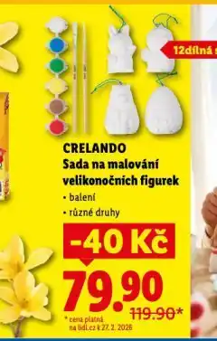 Lidl Sada na malování velikonočních figurek nabídka