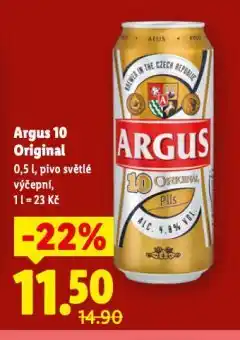 Lidl Pivo argus nabídka