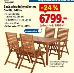 Lidl Sada zahradního nábytku nabídka