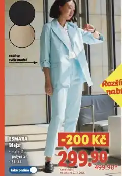 Lidl Blejzr nabídka