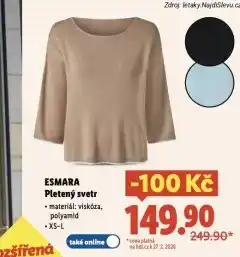Lidl Pletený svetr nabídka