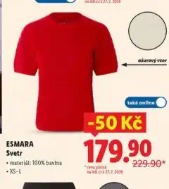 Lidl Svetr nabídka