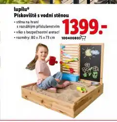 Lidl Pískoviště s vodní stěnou nabídka