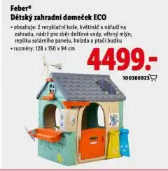 Lidl Dětský zahradní domeček eco nabídka