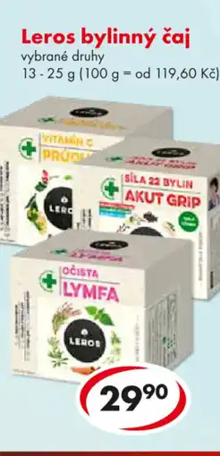 CBA Leros bylinný čaj nabídka