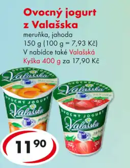 CBA Ovocný jogurt z Valašska nabídka
