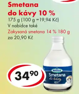 CBA MEGGLE Smetana do kávy 10% nabídka