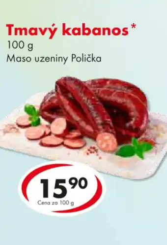 CBA Tmavý kabanos nabídka