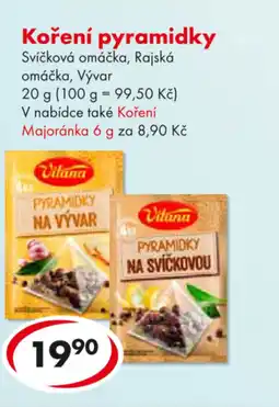 CBA Vitana Koření pyramidky nabídka