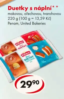 CBA Duetky s náplní nabídka