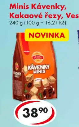 CBA Minis Kávenky, Kakaové řezy, Vesna nabídka