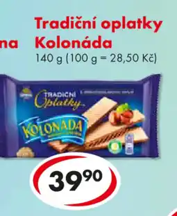 CBA Tradiční oplatky Kolonáda nabídka