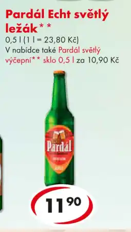 CBA Pardál Echt světlý ležák nabídka