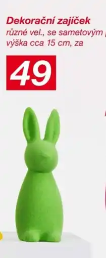 Kik Dekorační zajíček nabídka
