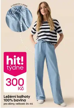 Pepco Ležérní kalhoty 100% bavlna nabídka