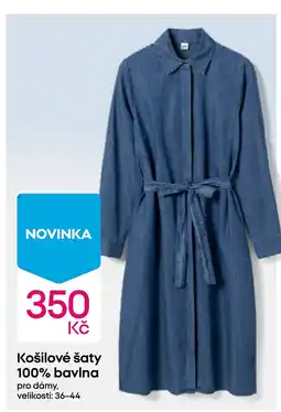 Pepco Košilové šaty 100% bavlna nabídka