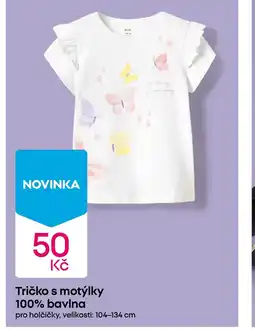 Pepco Tričko s motýlky 100% bavlna nabídka