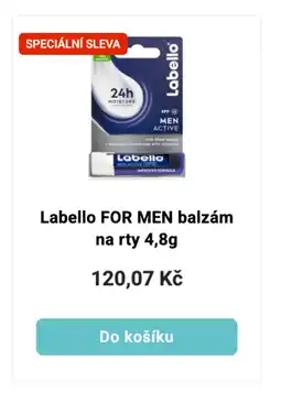 Šlak LABELLO For men balzám na rty nabídka